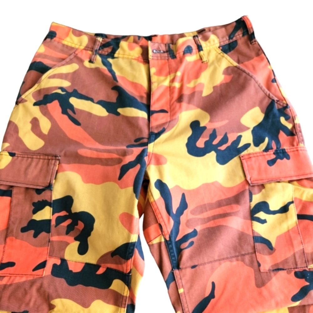 Orange Camouflage pants - Picture 2 of 16